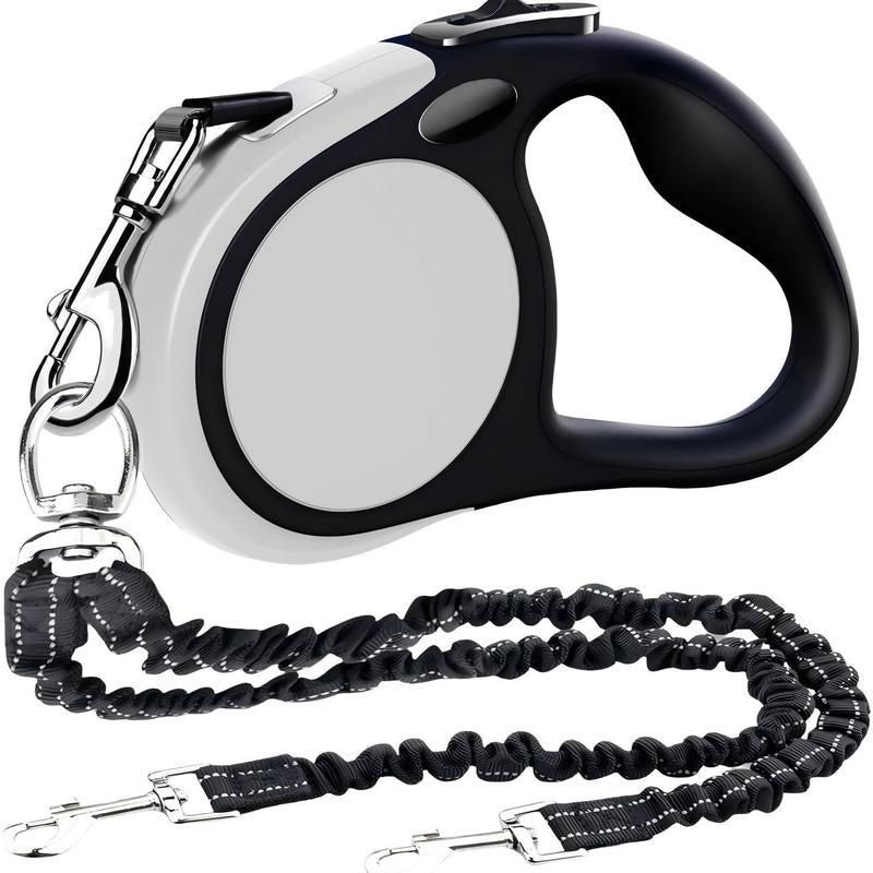 2025 Two Dogs One Leash Enhanced Edition - Dual (2) Dog Retractable Leash, Auto-Untangles, Supports up to 30Lb Dogs,10Ft Retractable Leash,Two Dogs One Leash Collar Tangle Free Leash Dog Accessories Dog Accessories Durable Bungee Harnesses