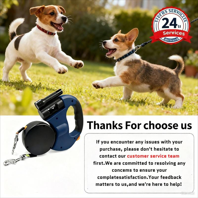 2025 Two Dogs One Leash Enhanced Edition - Dual (2) Dog Retractable Leash, Auto-Untangles, Supports up to 30Lb Dogs,10Ft Retractable Leash,Two Dogs One Leash Collar Tangle Free Leash Dog Accessories Dog Accessories Durable Bungee Harnesses